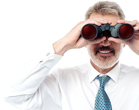 Foto Ein seri�ser Makler ist qualifiziert.