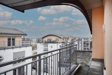 Ausblick Nord-West Charmantes 1-Zimmer-Dachterrassen-Apartement, Hochbett-Potenzial & TG-Stellplatz inklusive