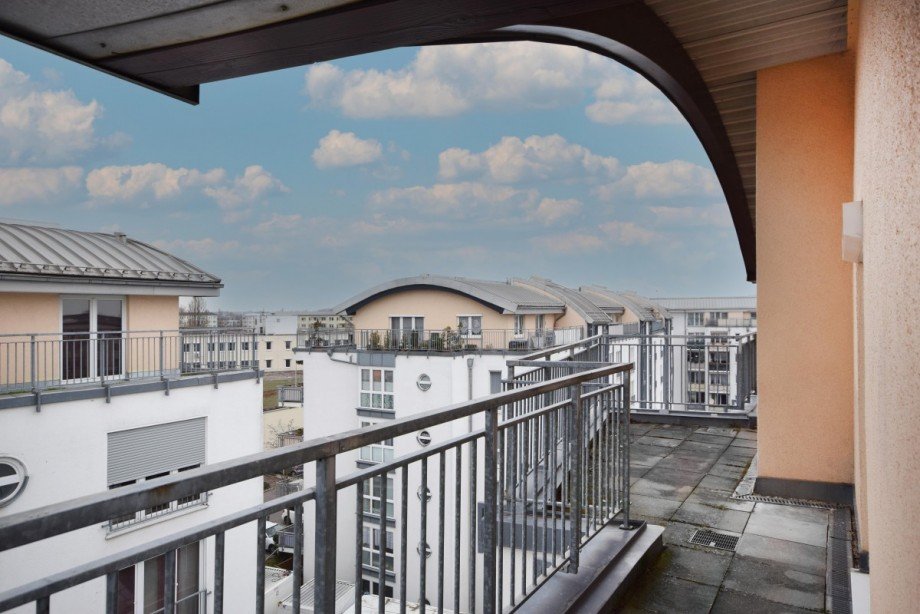 Ausblick Nord-West Dachgeschosswohnung Leipzig