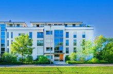 Au�enansicht Wohnen in Bogenhausen / Oberf�hring: 4-Zimmer-Wohnung mit Balkon - ideal f�r Familien