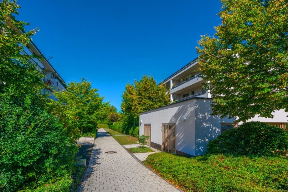 gepflegte Au�enanlagen Etagenwohnung M�nchen