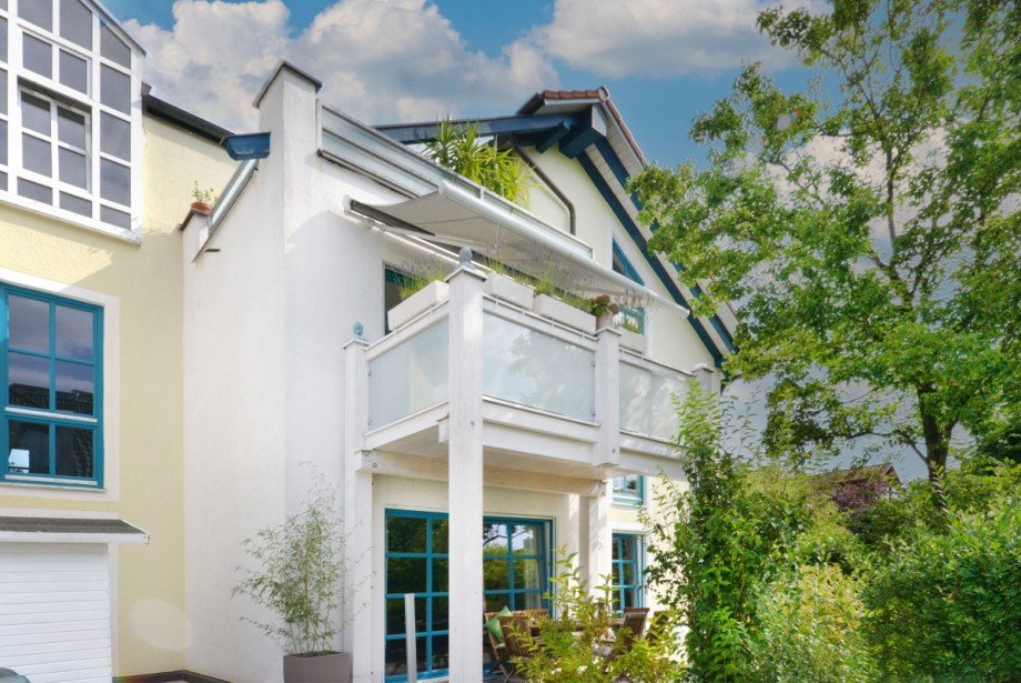 Au�enansicht-S�dbalkon Etagenwohnung M�nchen