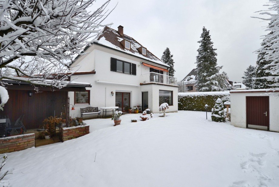 Au�enansicht Garten Einfamilienhaus M�nchen