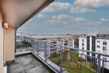 Terrasse2 ohne WoFl-Berechnung Charmantes 1-Zimmer-Dachterrassen-Apartement, Hochbett-Potenzial & TG-Stellplatz inklusive
