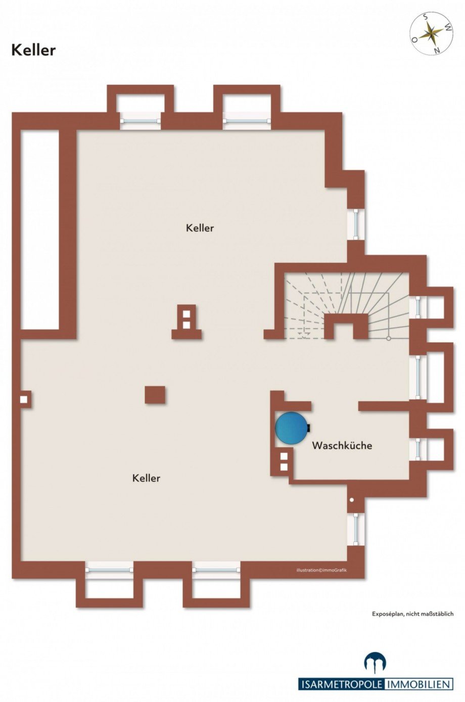 Keller Doppelhaush�lfte Stockdorf