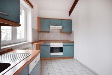 Einbauk�che vorhanden Charmantes 1-Zimmer-Dachterrassen-Apartement, Hochbett-Potenzial & TG-Stellplatz inklusive