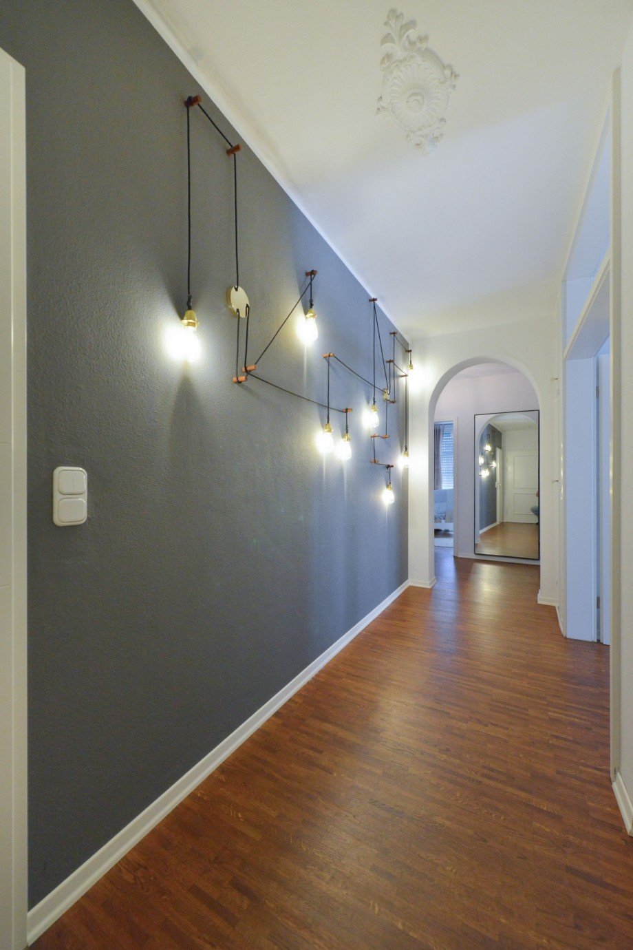 Einladender Eingangsbereich Etagenwohnung M�nchen